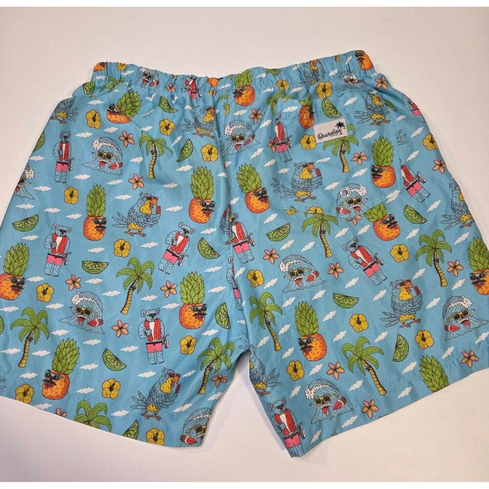 BOARDIES Swim Shorts Mulga Koala Blue Tropical Medium